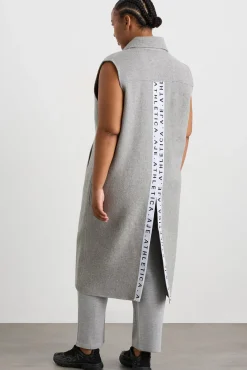 Split Back Sleeveless Coat 760