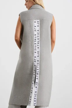 Split Back Sleeveless Coat 760