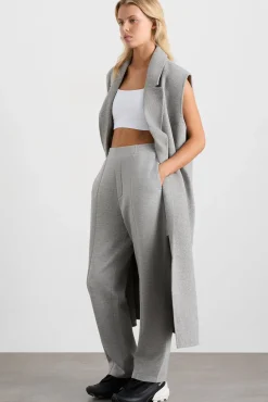 Split Back Sleeveless Coat 760