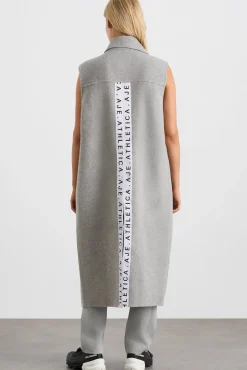 Split Back Sleeveless Coat 760