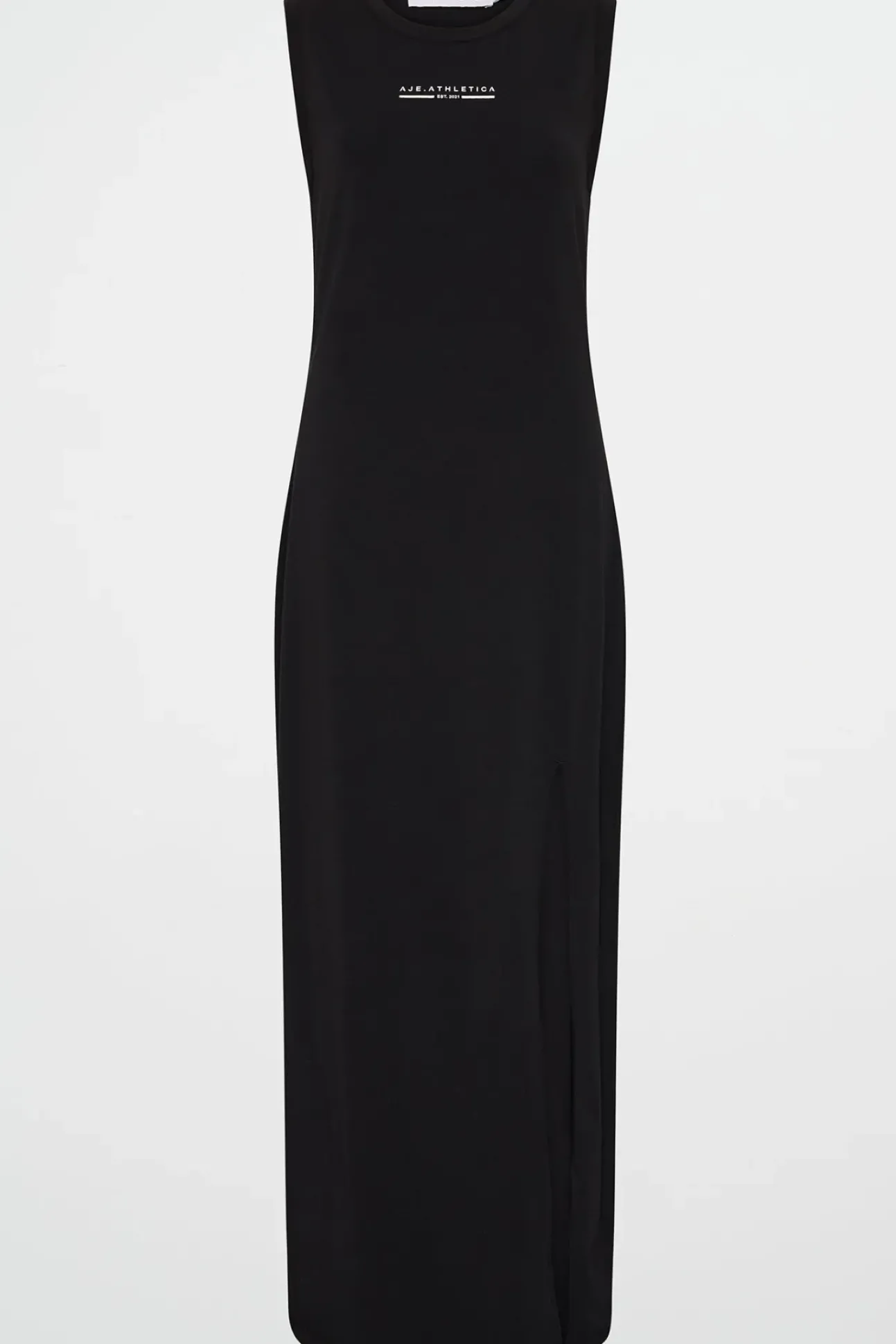 Split Hem Jersey Dress 816