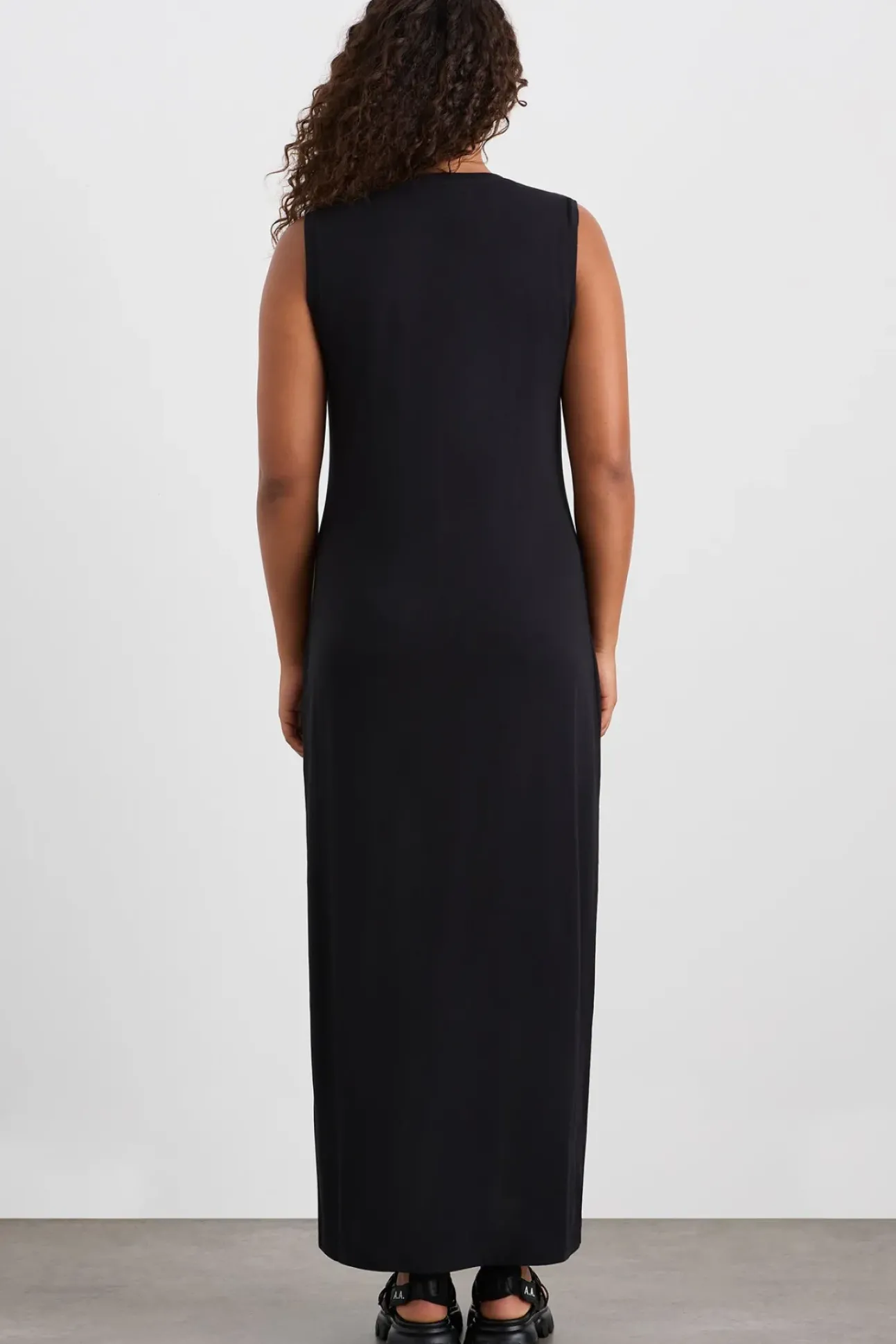 Split Hem Jersey Dress 816