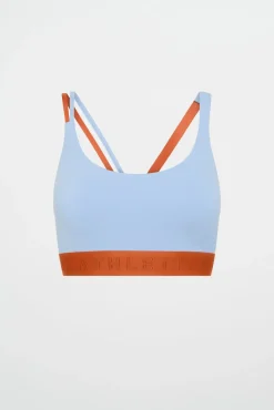 Split Strap Logo Bra 366