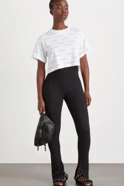 Spotty Logo Crop T-Shirt 105