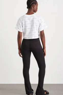 Spotty Logo Crop T-Shirt 105