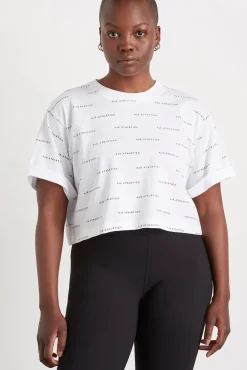 Spotty Logo Crop T-Shirt 105