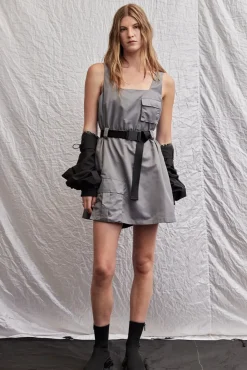 Spray Bubble Hem Dress 818