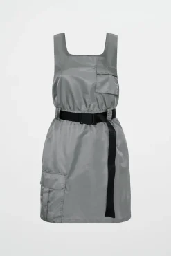 Spray Bubble Hem Dress 818