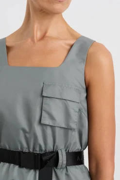 Spray Bubble Hem Dress 818