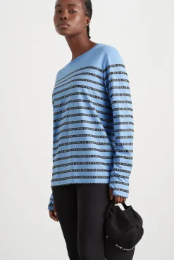 Stripe Logo Long Sleeve T-Shirt 127