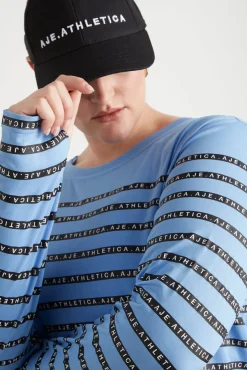 Stripe Logo Long Sleeve T-Shirt 127