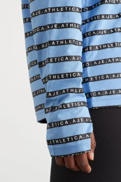 Stripe Logo Long Sleeve T-Shirt 127