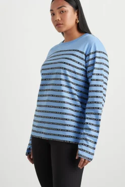 Stripe Logo Long Sleeve T-Shirt 127