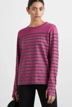 Stripe Logo Long Sleeve T-Shirt 127