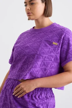 Terry Cropped Tee 416