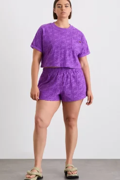 Terry Cropped Tee 416