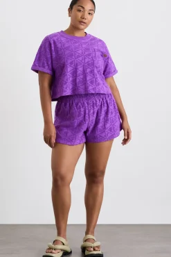 Terry Cropped Tee 416