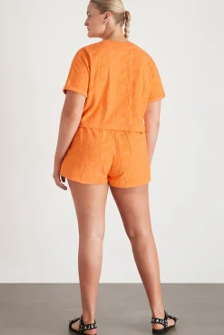 Terry Cropped Tee 416