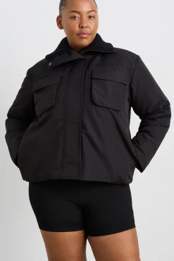 Wide Collar Puffer 025
