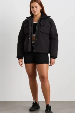 Wide Collar Puffer 025