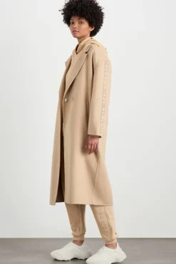 Wool Blend Long Line Coat 773