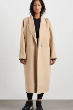 Wool Blend Long Line Coat 773