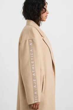 Wool Blend Long Line Coat 773