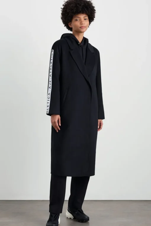 Wool Blend Long Line Coat 773