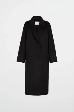 Wool Blend Long Line Coat 773