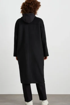 Wool Blend Long Line Coat 773