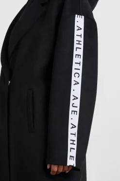 Wool Blend Long Line Coat 773