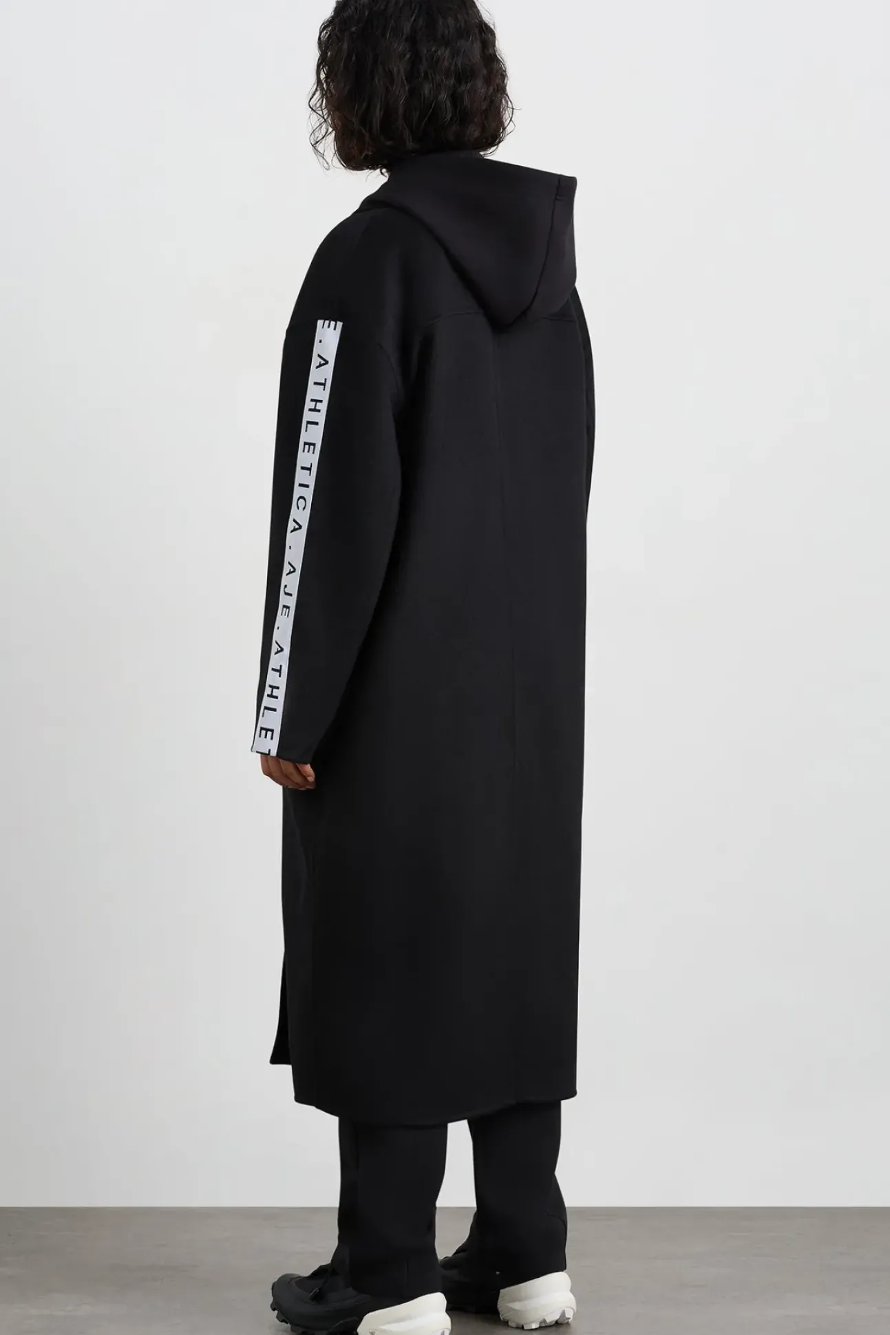 Wool Blend Long Line Coat 773