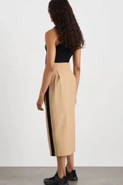 Wrap Contrast Skirt 615