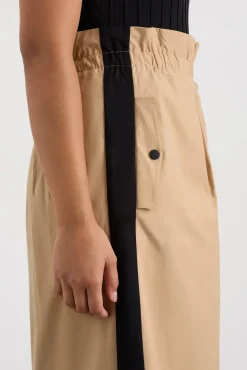 Wrap Contrast Skirt 615