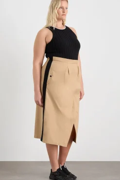 Wrap Contrast Skirt 615