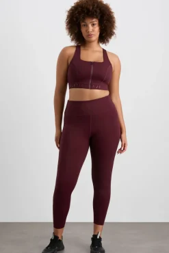 Zip Front Logotape Sports Bra 319