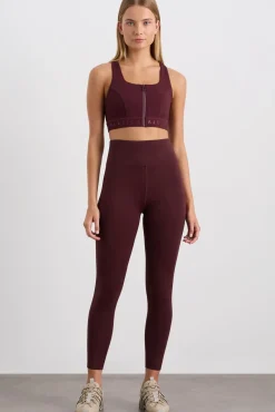 Zip Front Logotape Sports Bra 319