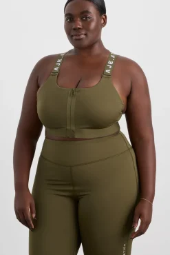 Zip Front Sports Bra 304