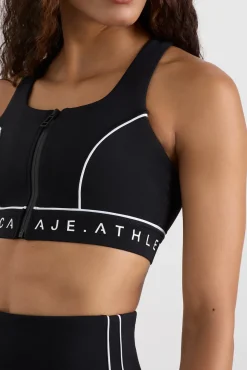 Zip Front Sports Bra 329