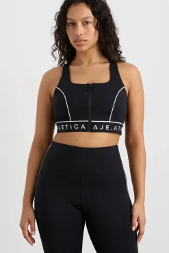 Zip Front Sports Bra 329