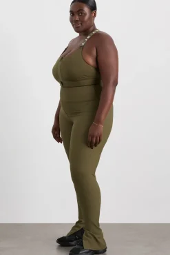 Zip Hem Full Length Legging 205